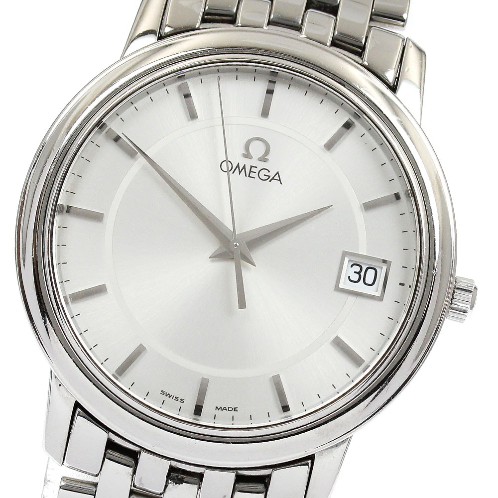 オメガ デビル プレステージ デイト 4510.31 メンズ 【中古】