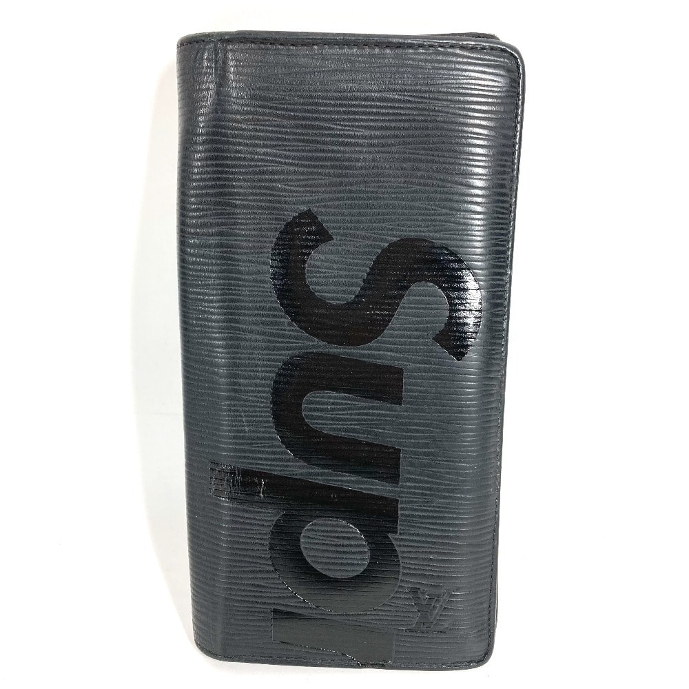 Supreme / Louis Vuitton Epi Portefeuille Brazza "Noir"