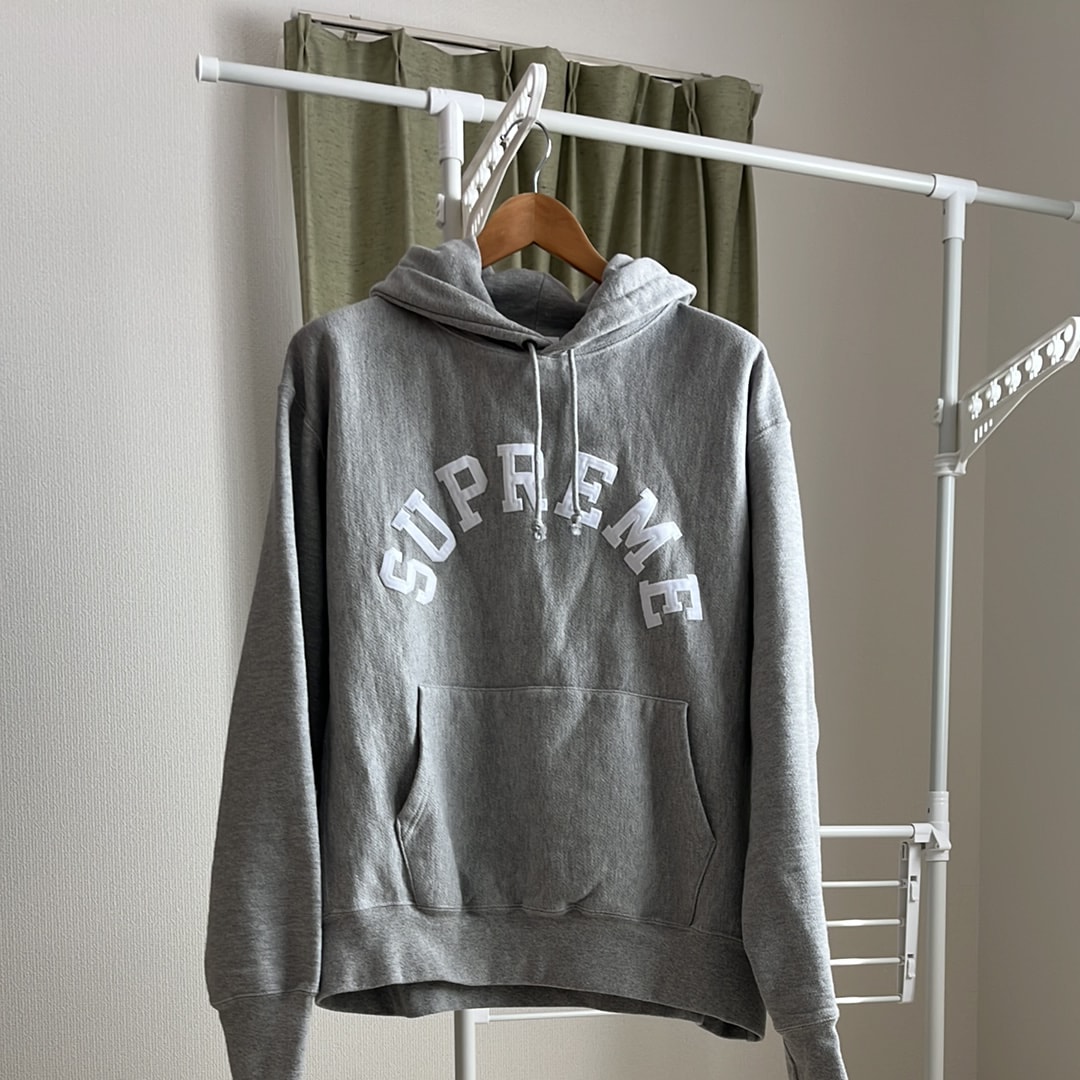 Supreme x Champion Hooded Sweatshirt "Heather Grey"