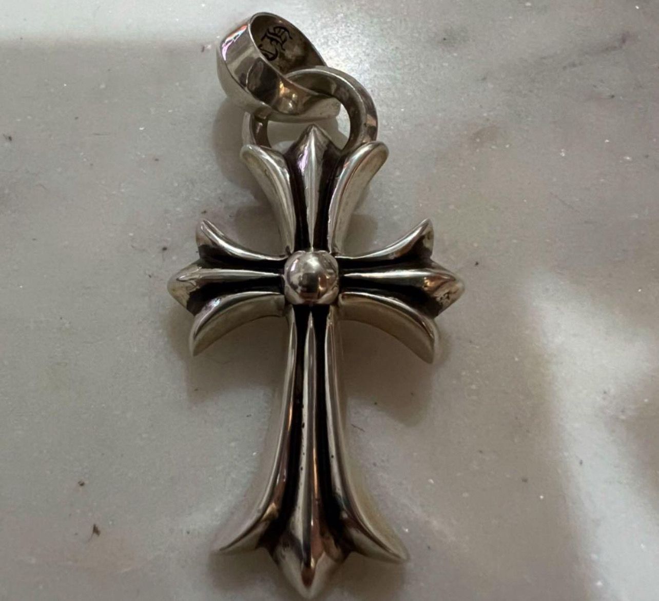 Chrome Hearts CH Cross Pendant Small / Plain Bail "Silver"