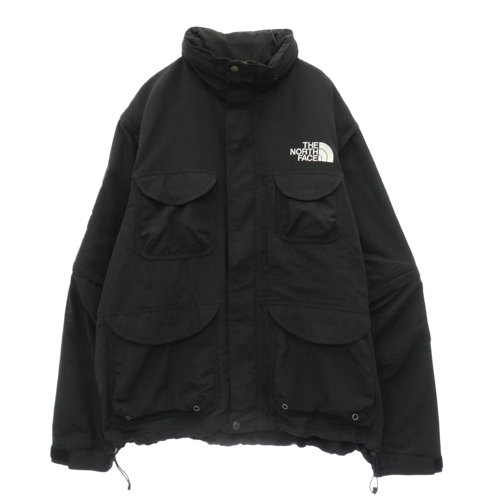 Supreme シュプリーム 22SS NP02205I × THE NORTH FACE ザ ノース フェイス Trekking Convertible Jacket トレッキング コンバーティブル ジャケット ブラック系 L【中古】