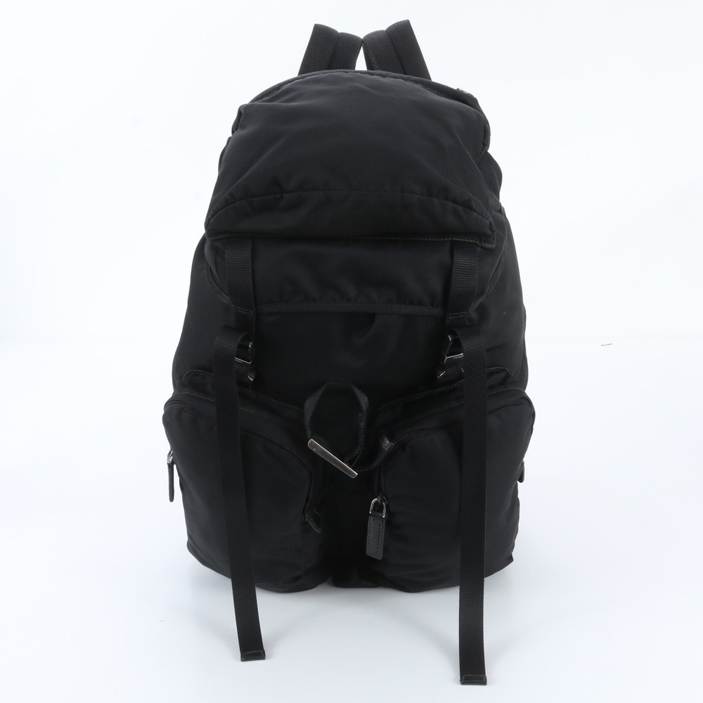 ■美品 プラダ テスート ナイロントライアングルロゴリュックサック