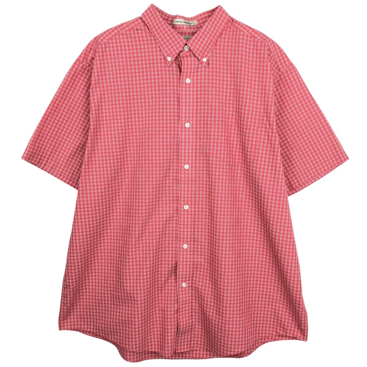 古着 90~00年代 エルエルビーン L.L.Bean WRINKLE RESISTANT 半袖 ボタンダウン チェックシャツ メンズXL相当/eaa668760