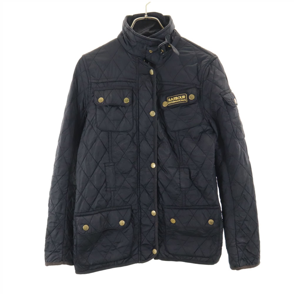 Barbour バブアー 3ワラント キルティングジャケット 8 ブラック 中綿入り