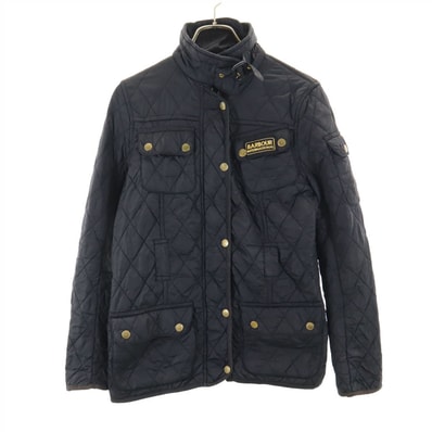 Barbour バブアー 3ワラント キルティングジャケット 8 ブラック 中綿入り