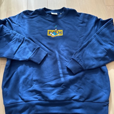 Kith x Disney Mickey & Friends Cyber Monday Donald Duck Classic Logo Williams Crewneck "Cyanotype"