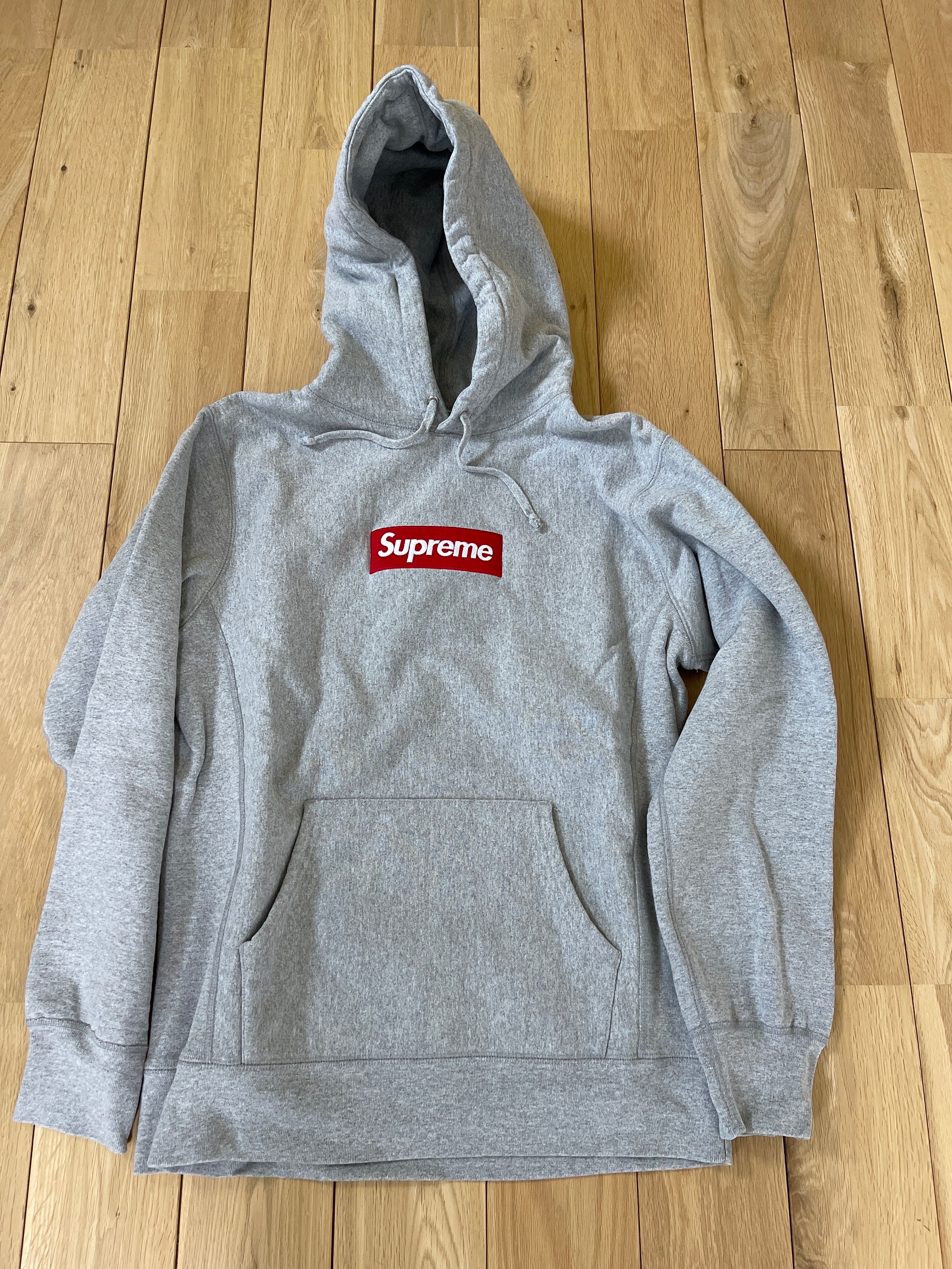 Supreme Box Logo Hooded Sweatshirt "Heather Grey" (16FW)