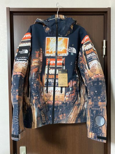 Supreme x The North Face Taped Seam Shell Jacket "Times square" NP52207I x NF0A82RK