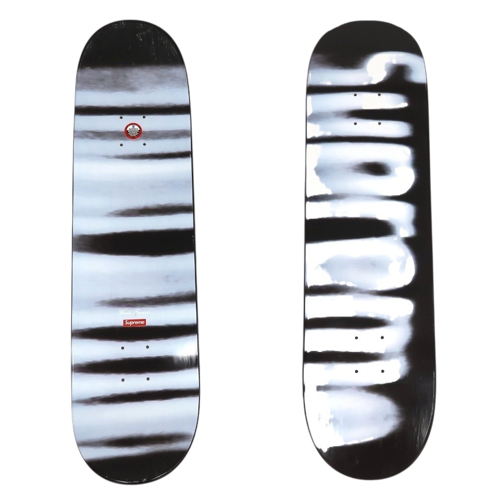 【中古】シュプリーム Supreme 2023年秋冬 Blurred Logo Skateboard スケートボード デッキ スケボー ブラック【サイズ8.375×32】【メンズ】