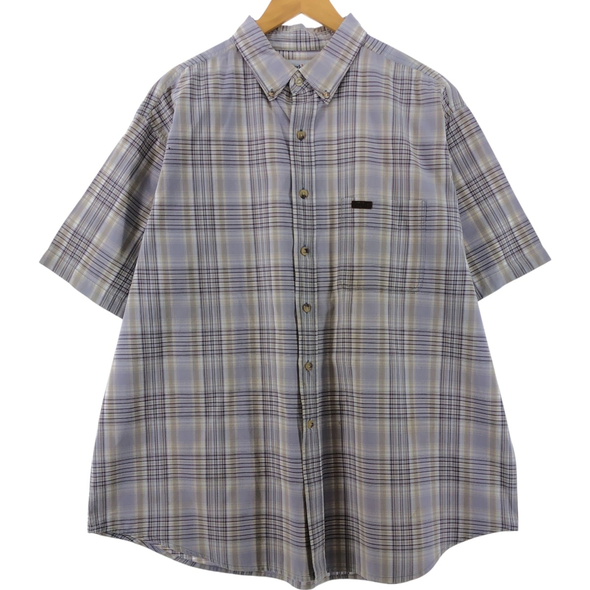 古着 カーハート Carhartt チェック柄 ボタンダウン 半袖 ワークシャツ メンズXL相当/eaa509334 【中古】 【250414】/eaa509334