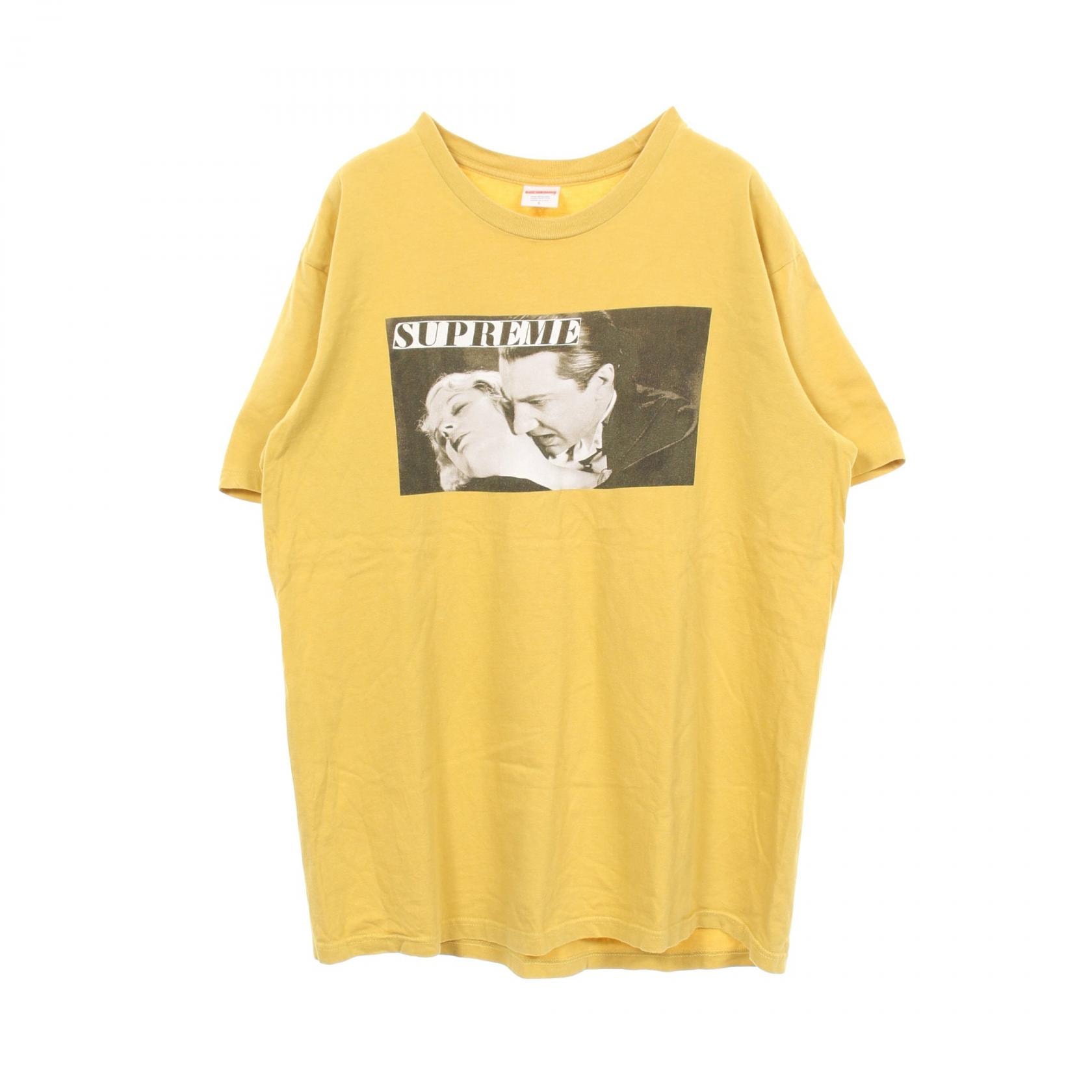 シュプリーム Supreme Bela Lugosi Tee 半袖Tシャツ 衣料品 トップス コットン メンズ イエロー系 【中古】