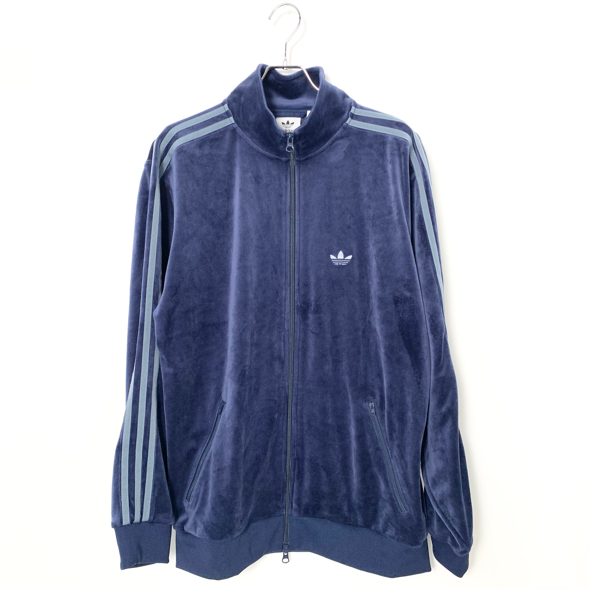 adidas Beckenbauer Velor Track Jacket "Night Indigo"