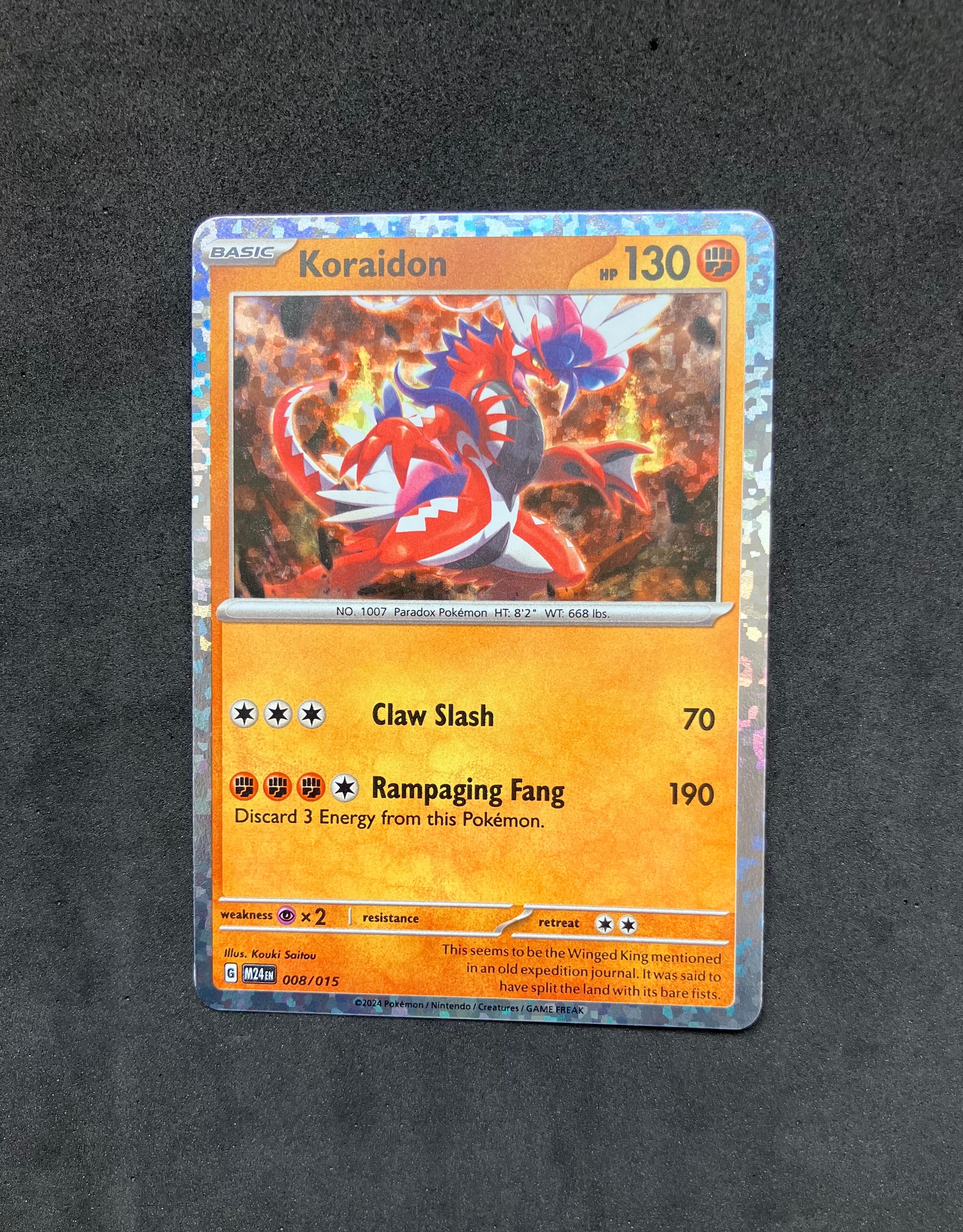 コライドン [M24 EN 008/015]【英語版】(スカーレット&バイオレット「マクドナルド 2025 ドラゴンディスカバリー」)