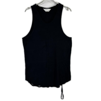 アンセルム ANC-CT57 24SS ブラック DAMAGE WAFFLE TANK TOP ダメージワッフルタンクトップ 2