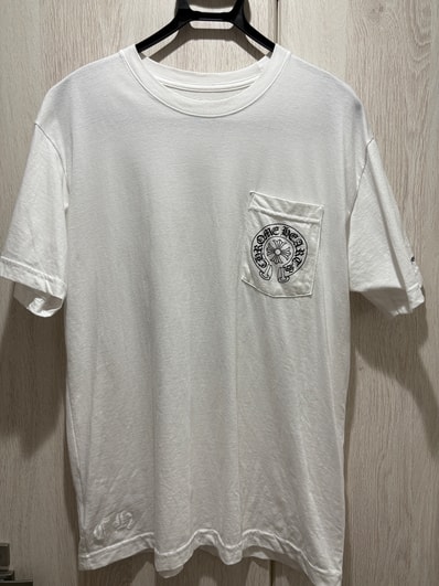 Chrome Hearts Horseshoe Logo Pocket T-Shirt "White"