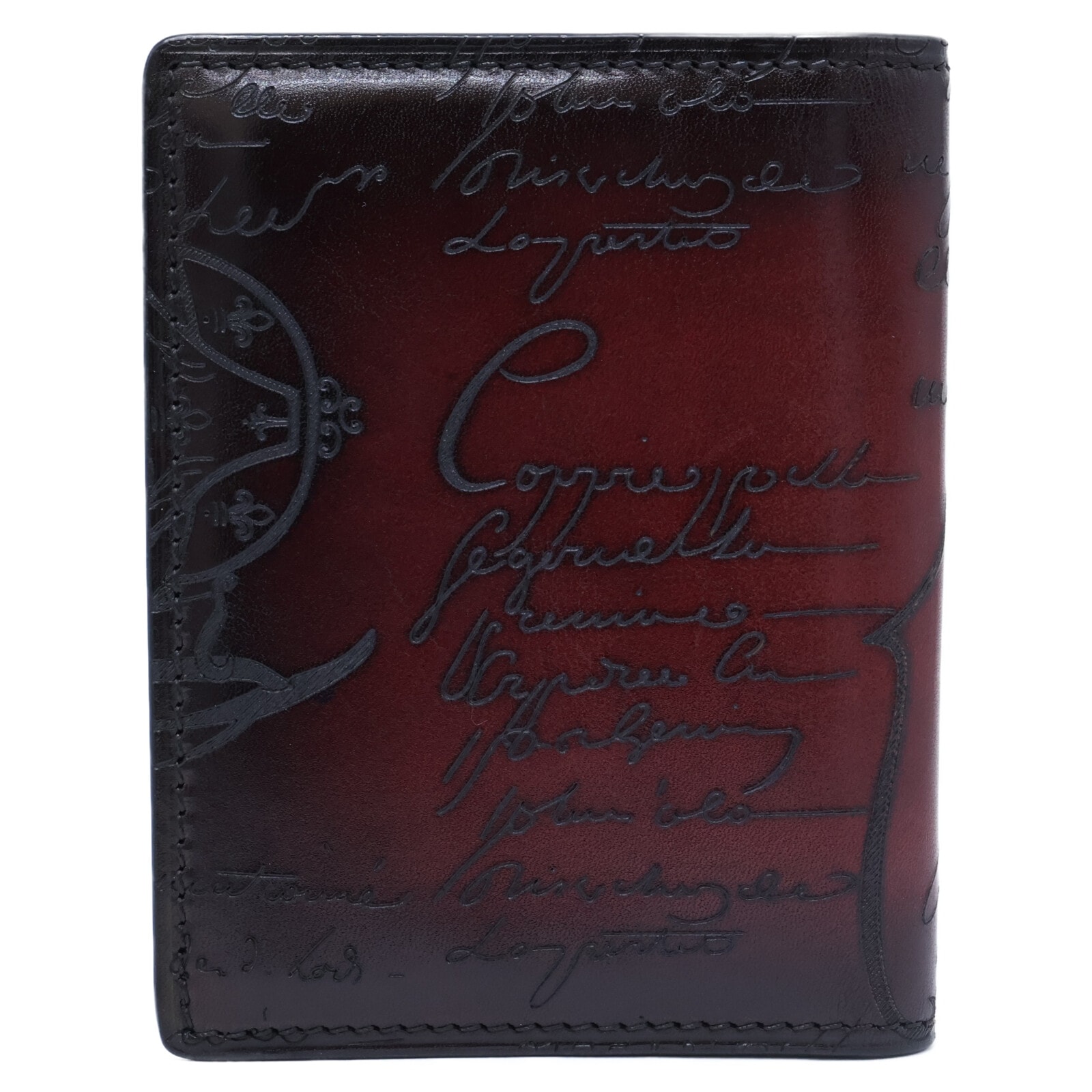 ベルルッティ 新品同様 25年製 スペシャルオーダー ゴールデンパティーヌ マコレ コンパクトウォレット