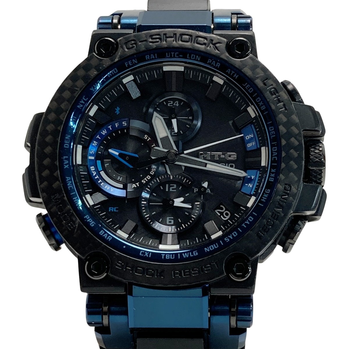☆☆CASIO カシオ G-SHOCK MT-G カーボンベゼル MTG-B1000XB-1AJF 電波ソーラー メンズ 腕時計