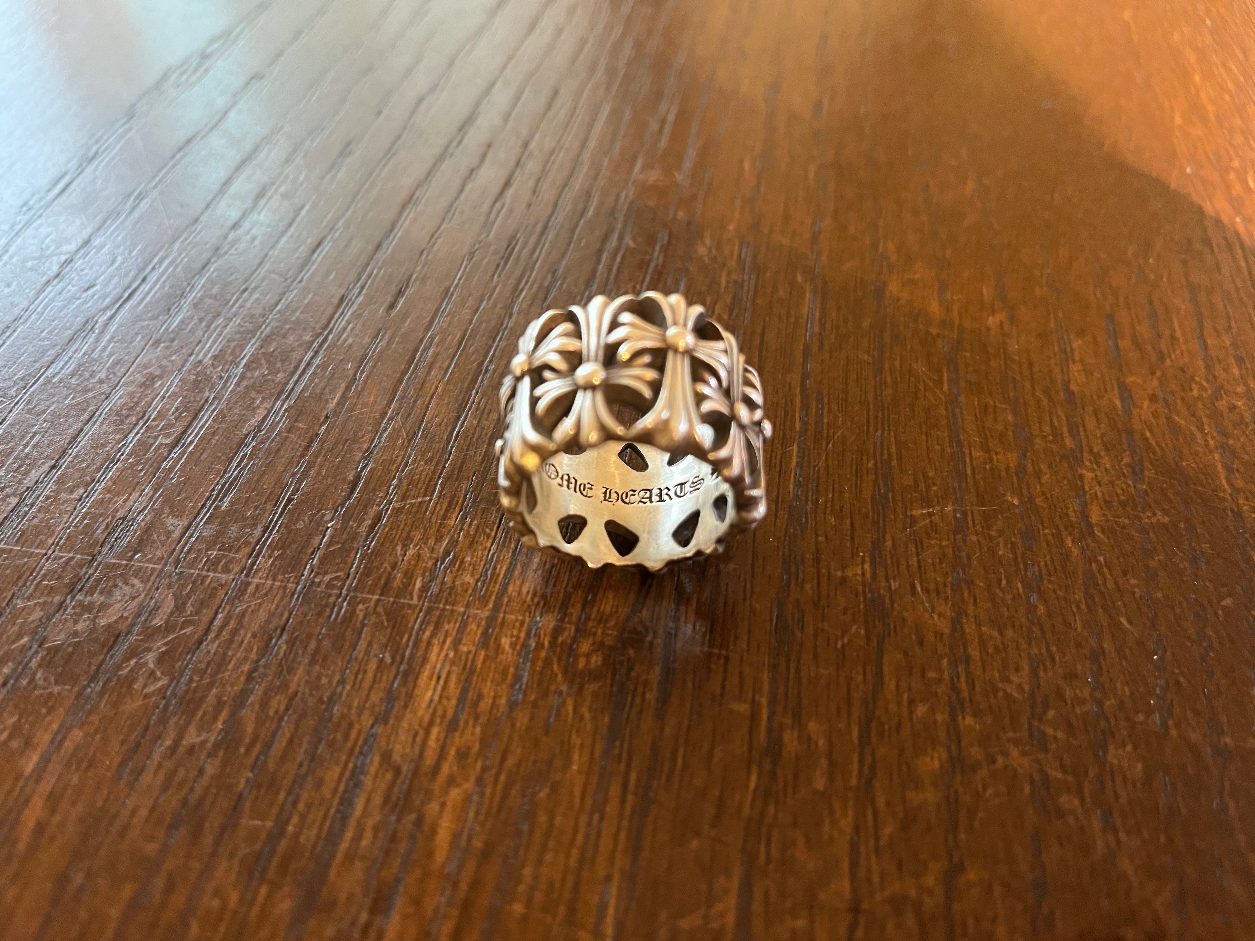 Chrome Hearts Cemetery Cross Ring "Silver"