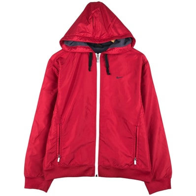 古着 90年代 ナイキ NIKE フード付き ウインドブレーカー レディースL相当 ヴィンテージ/eaa606103