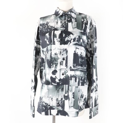 未使用品 クリスチャンディオール
長袖シャツ ブラック レディース 44 511B28A3A14