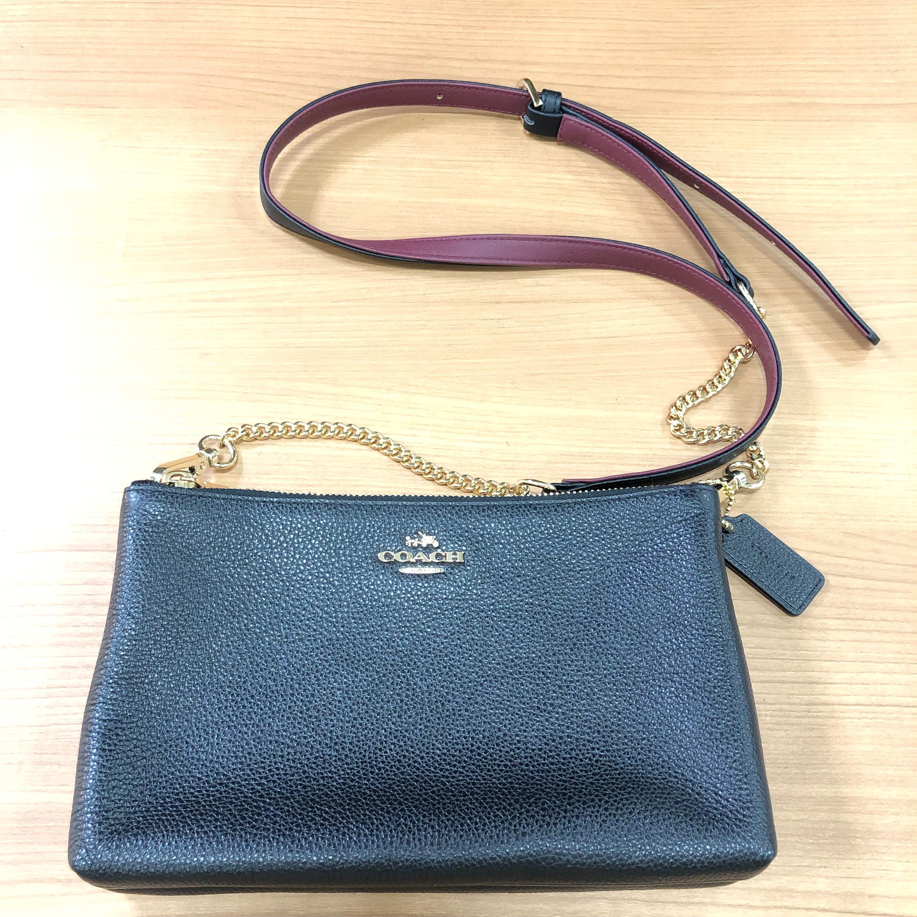 COACH Chain Shoulder Bag "Black"