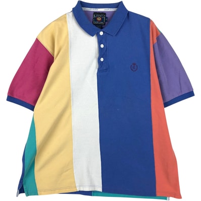 古着 80年代 ラルフローレン Ralph Lauren CHAPS チャップス 半袖 ポロシャツ メンズL相当 ヴィンテージ/eaa644786