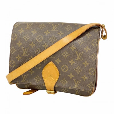 【6dd4637】ルイヴィトン ショルダーバッグ モノグラム カルトシエールGM M51252 ブラウン【中古】レディース