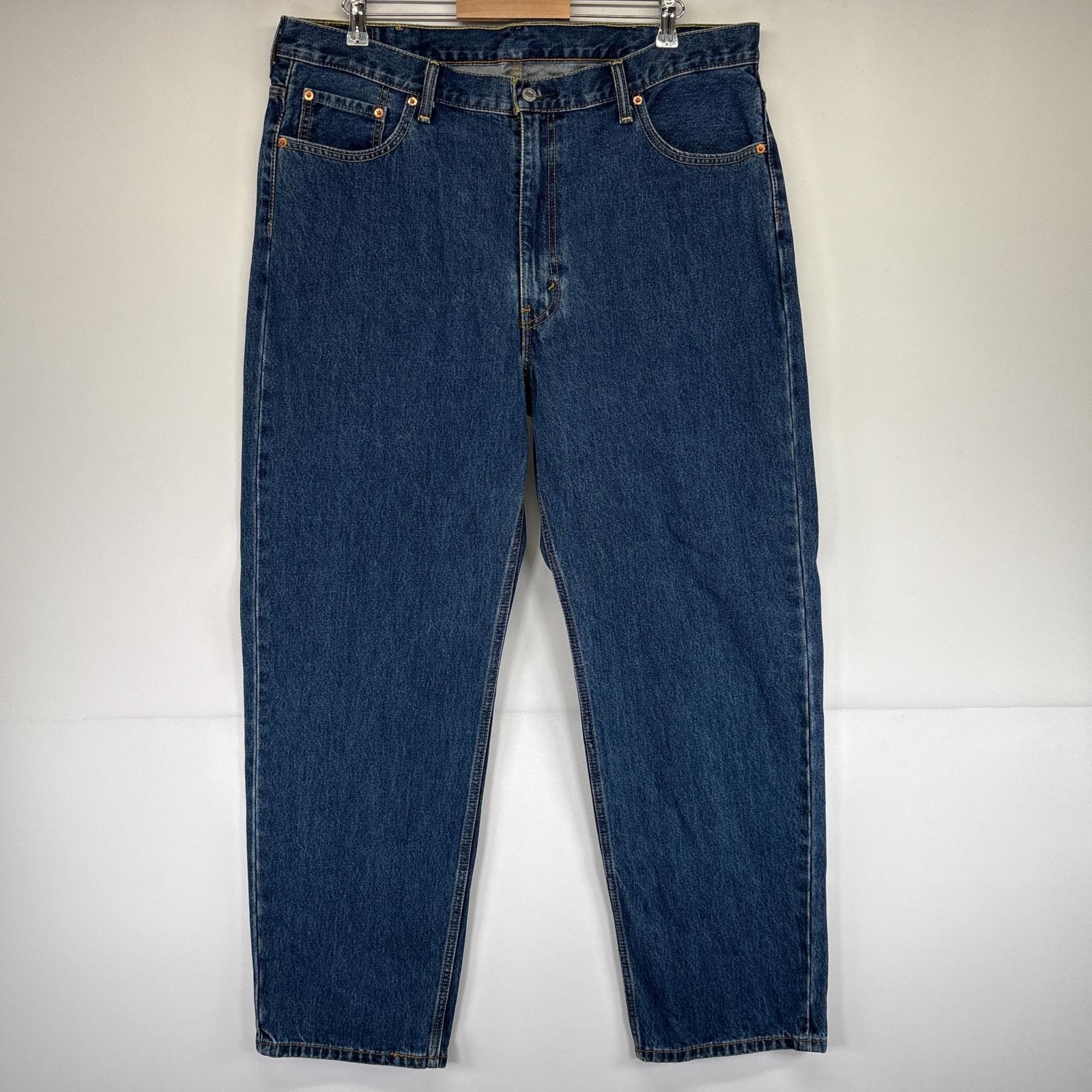 古着 リーバイス Levi's デニムパンツ 550 テーパード 5ポケット ジーンズ ジーパン 大きいサイズ w40 L32  ブルー メンズ