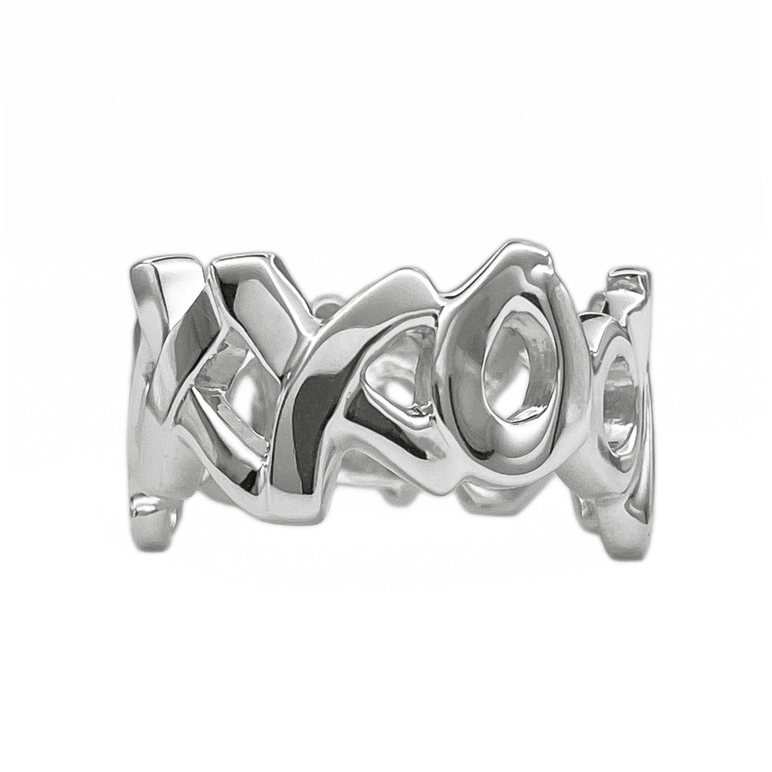 TIFFANY&Co. ティファニー ラブ&キス リング・指輪
 パロマピカソ グラフィティ SV925 11号 シルバー 新品仕上済 ユニセックス
 【中古】