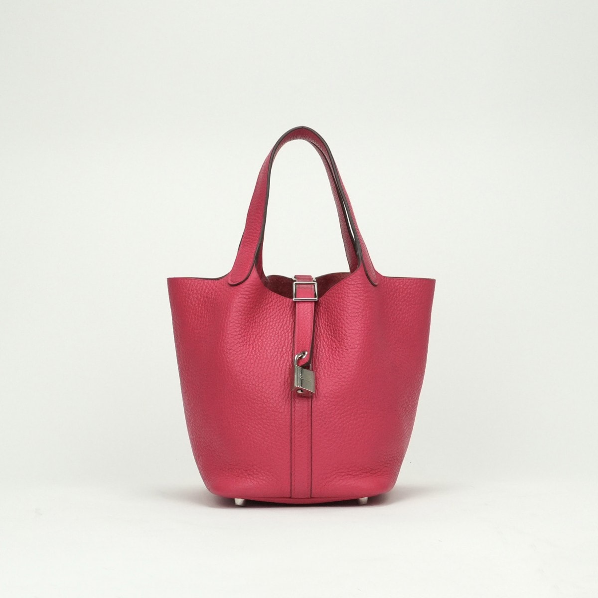 エルメス HERMES ピコタンロックPM ピコタンロック PM ピコタンPM ピコタンロック18 バッグ トートバッグ トリヨンクレマンス ローズティリアン Rosetyrien ピンク pink シルバー金具 ハンドバッグ