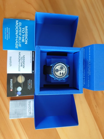 Swatch x OMEGA Mission to The Super Blue Moonphase "Blue"