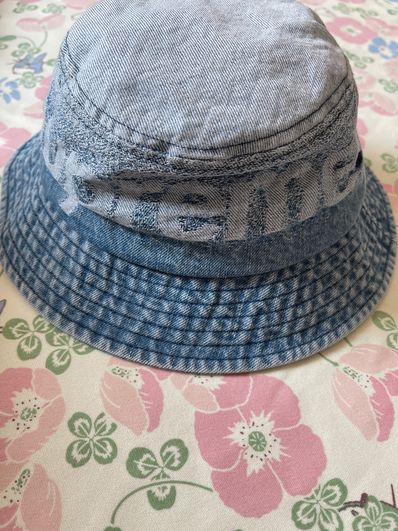 Supreme Fade Jacquard Denim Crusher "Blue"