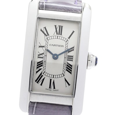 ☆良品 カルティエ タンクアメリカンSM WSTA0016 レディース 【中古】