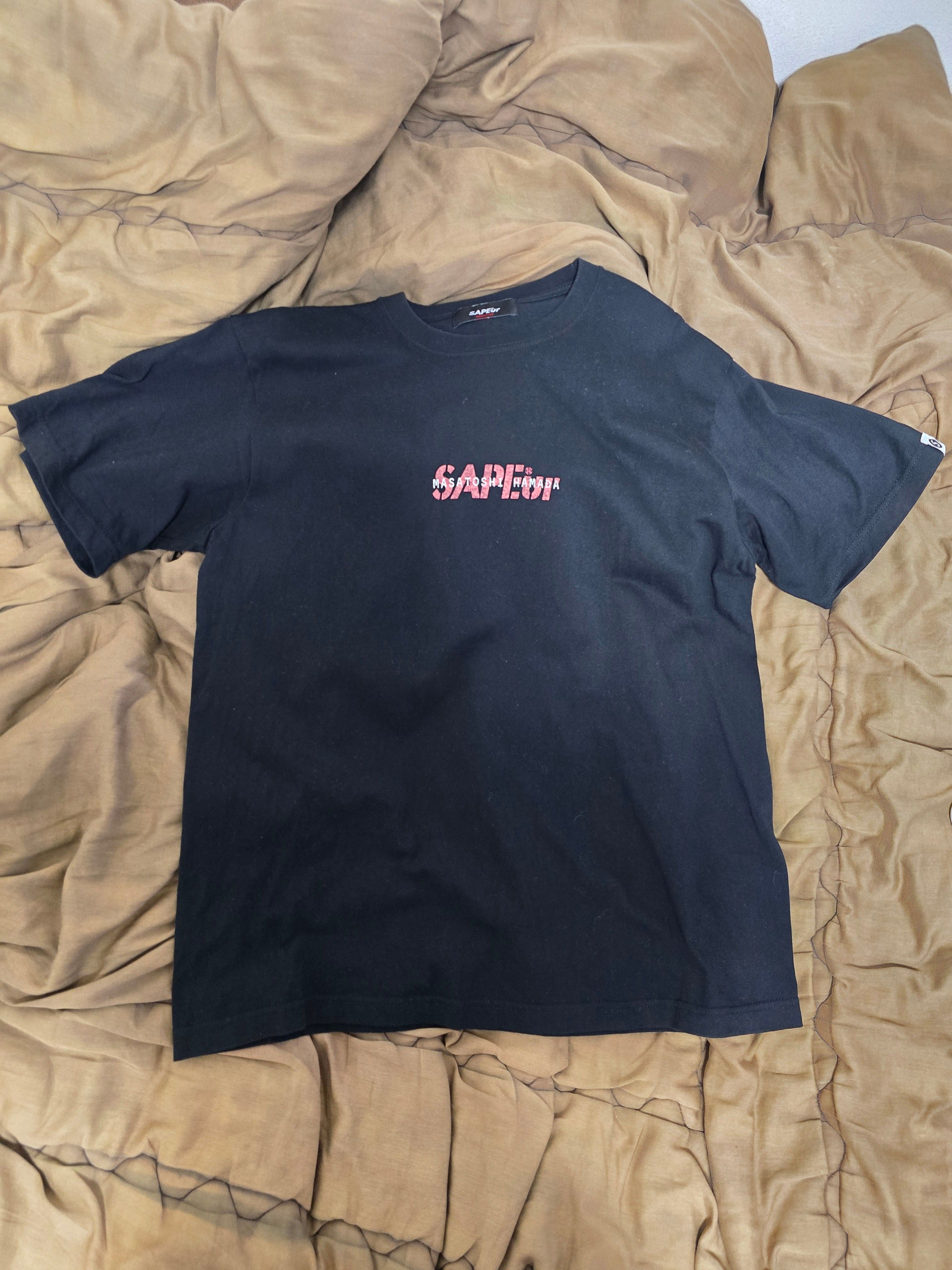SAPEur x MASATOSHI HAMADA Coralpink S/S Tee "Black"