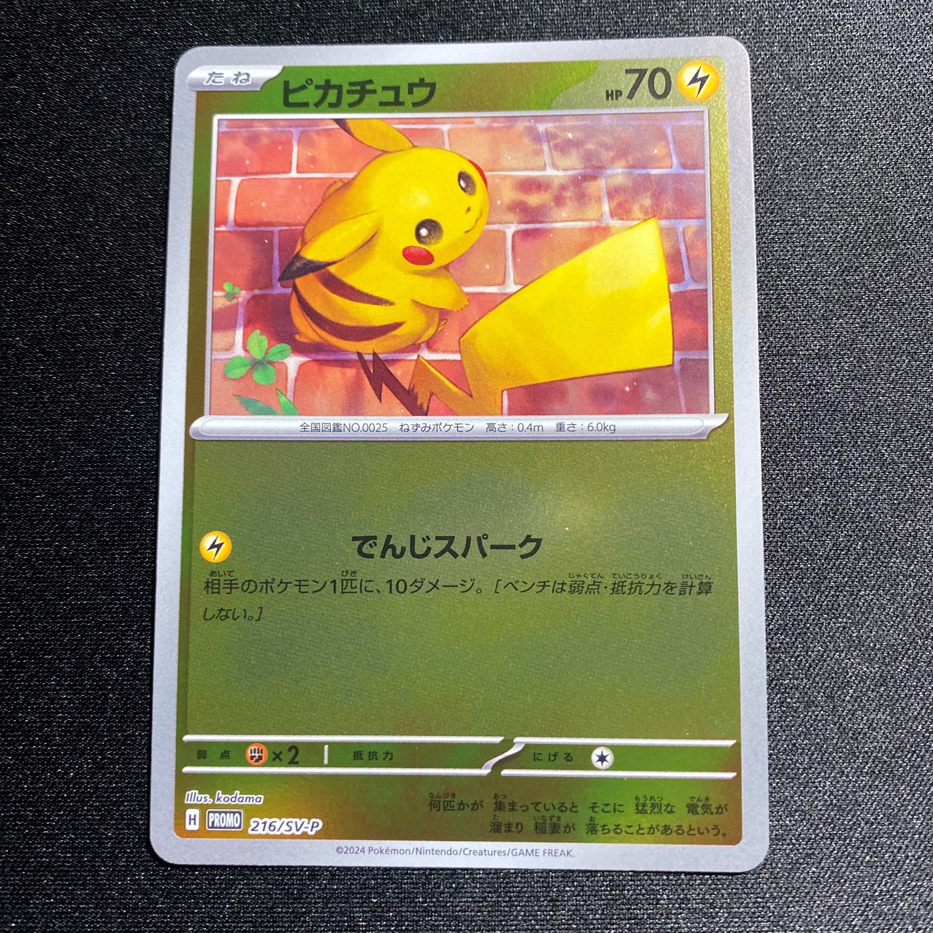 ピカチュウ P [SV-P 216](プロモカードパック「ポケカの夏がキタ