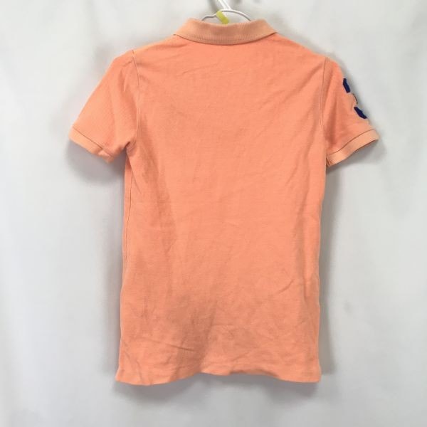 Polo RALPH LAUREN/ラルフローレン★半袖ポロシャツ【キッズ5(115/60)/オレンジ】日本正規代理店タグ/コットン/ビッグポニー/Tops◆SBH825