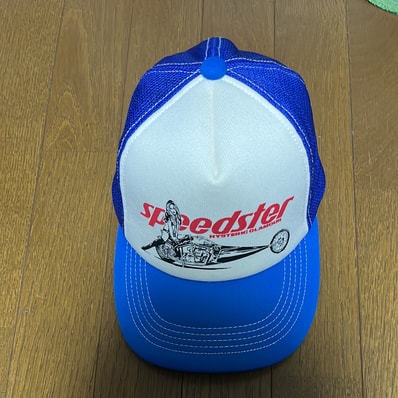 HYSTERIC GLAMOUR Speedster Mesh Cap "Blue" 02221QH05