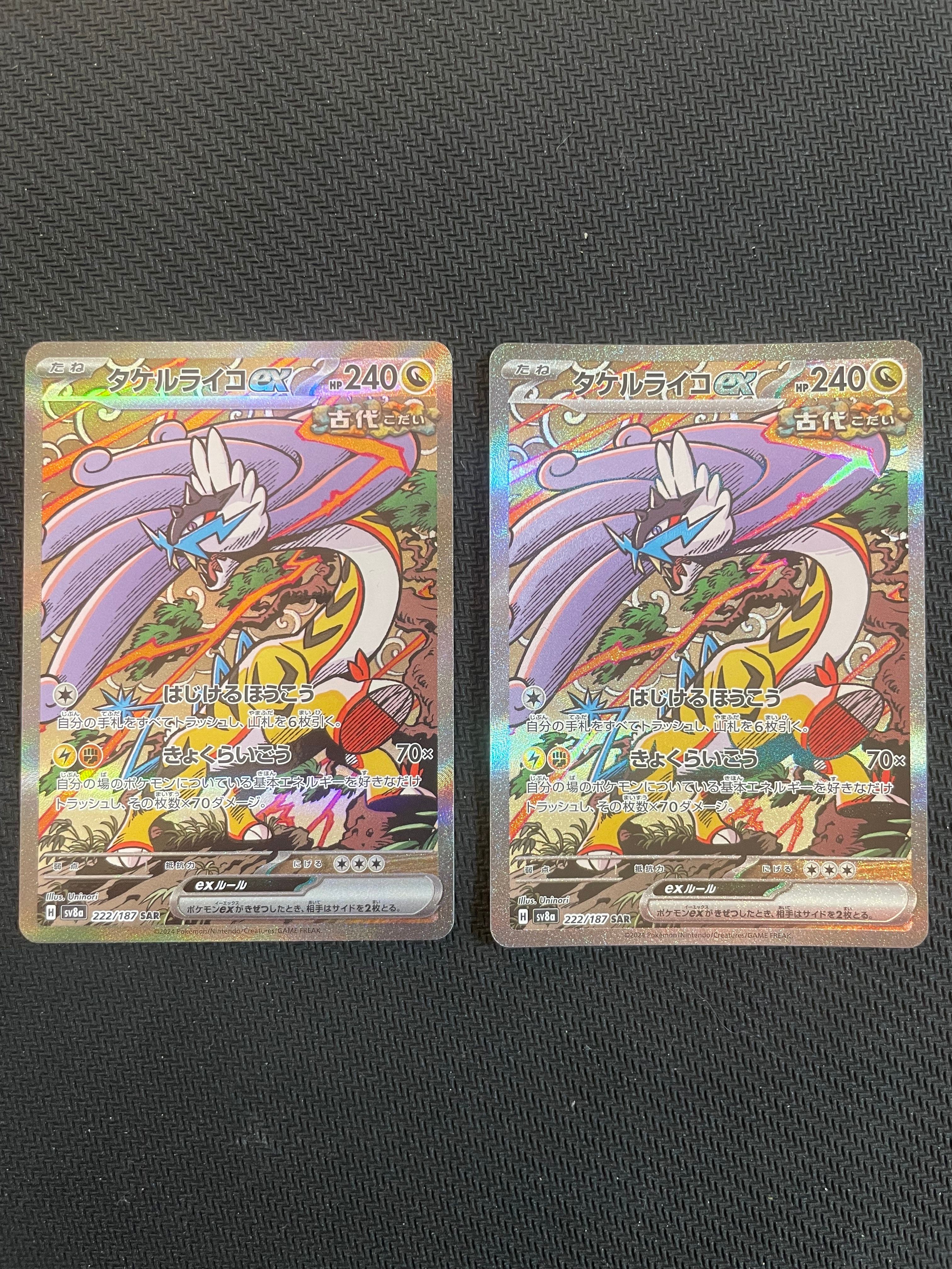 タケルライコex SAR [SV8a 222/187](ハイクラスパック「テラスタルフェスex」)