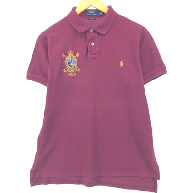 古着 ラルフローレン Ralph Lauren POLO RALPH LAUREN CUSTOM FIT 半袖 ポロシャツ メンズM相当/eaa551371