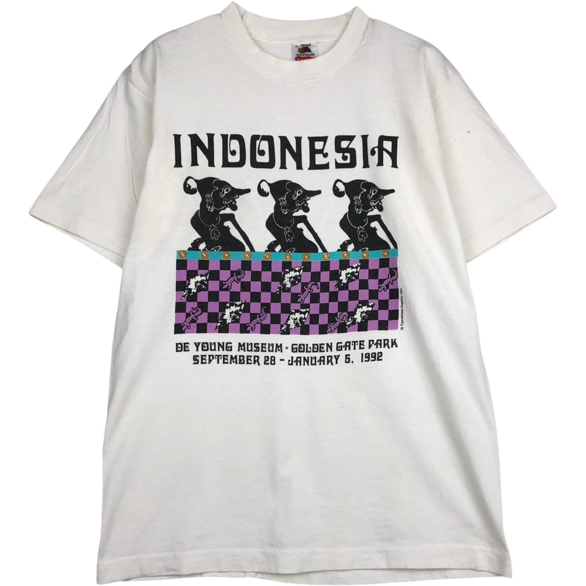 古着 90年代 フルーツオブザルーム FRUIT OF THE LOOM プリントTシャツ USA製 メンズXL相当 ヴィンテージ/eaa613692