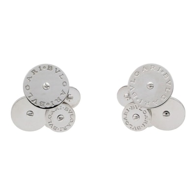 ブルガリ BVLGARI チクラディ ピアス ピアス ジュエリー K18WG(ホワイトゴールド) レディース シルバー系 【中古】