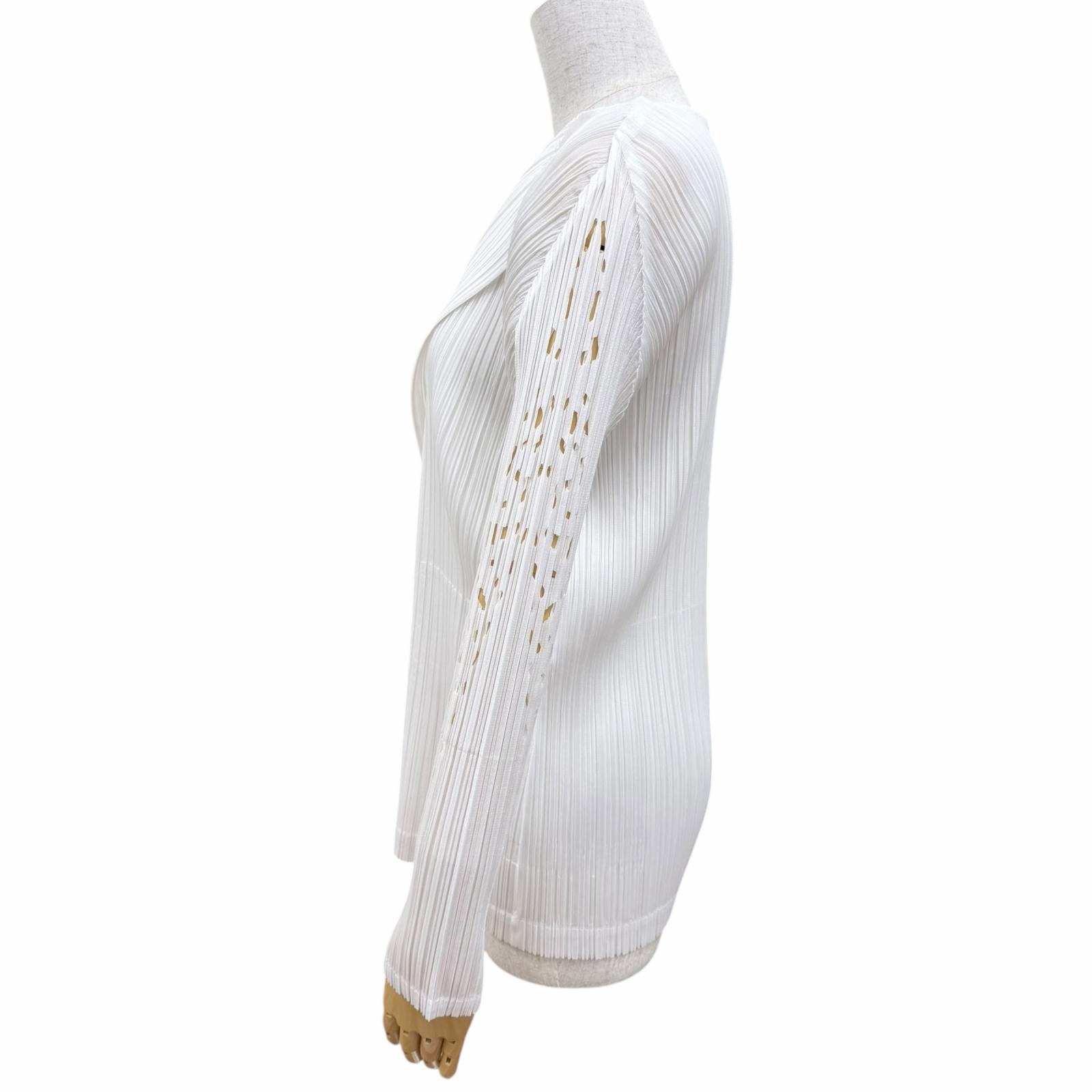 ま*か様 極美品 23SS プリーツプリーズ イッセイミヤケ 変形 カーディガン A (未使用に近い)】極美品 プリーツプリーズ イッセイミヤケ
