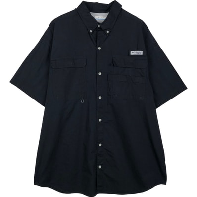 古着 コロンビア Columbia PFG ボタンダウン 半袖 フィッシングシャツ メンズL相当/eaa650783