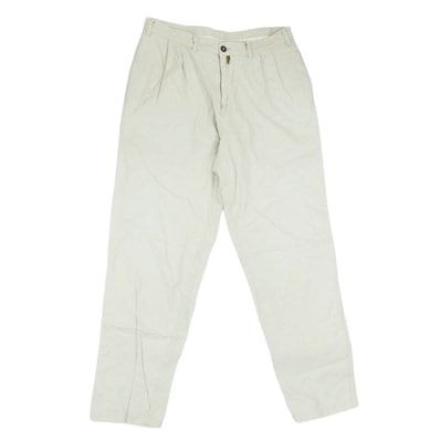 patagonia パタゴニア パンツ S8 55453 2タック オーガニック コットン パンツ オフホワイト系 34【中古】