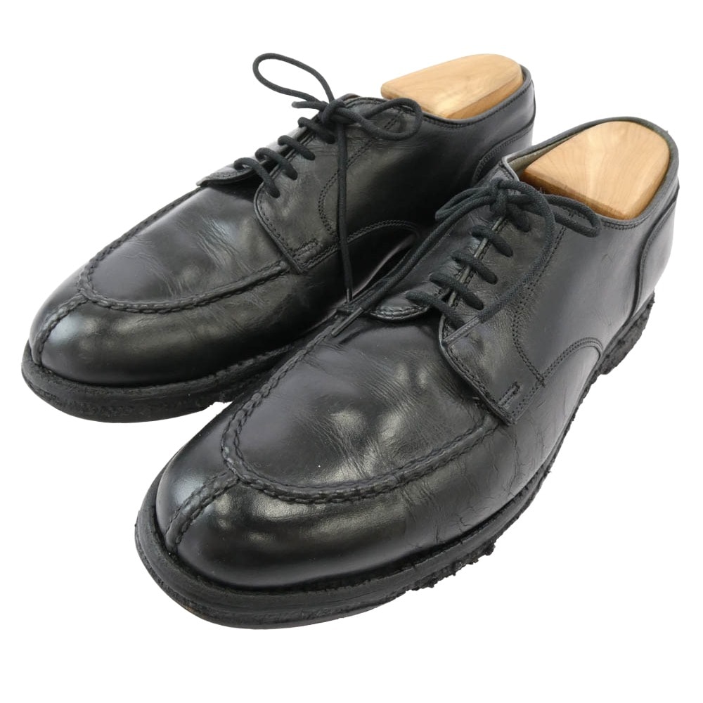 ALDEN オールデン その他靴 924C Vチップ ノルウィージャンフロント ブルーチャー オックスフォード シューズ ブラック系 8E【中古】