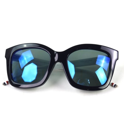 美品 トムブラウン サングラス ネイビー メンズ 54□21-148