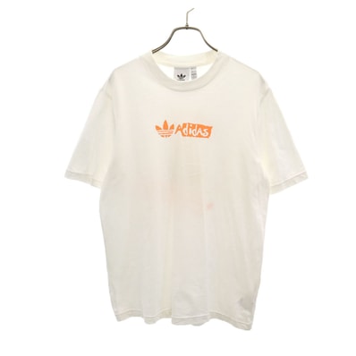 adidas アディダス トレフォイルロゴ 半袖 Tシャツ M ホワイト