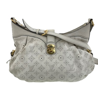 LOUIS VUITTON ルイ・ヴィトン XS モノグラム マヒナ ショルダーバッグ M95661 モノグラムマヒナ レザー ホワイト レディース【中古】