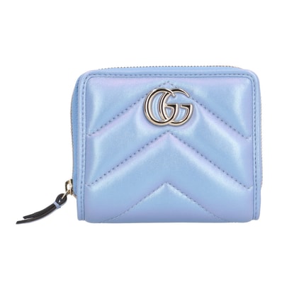 グッチ ミニウォレット GGマーモント 二つ折り財布 795520 レディース GUCCI 中古