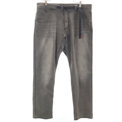 Gramicci グラミチ URBAN RESEARCH DOORS アーバンリサーチドアーズ別注 デニム クライミングパンツ L グレー アウトドア